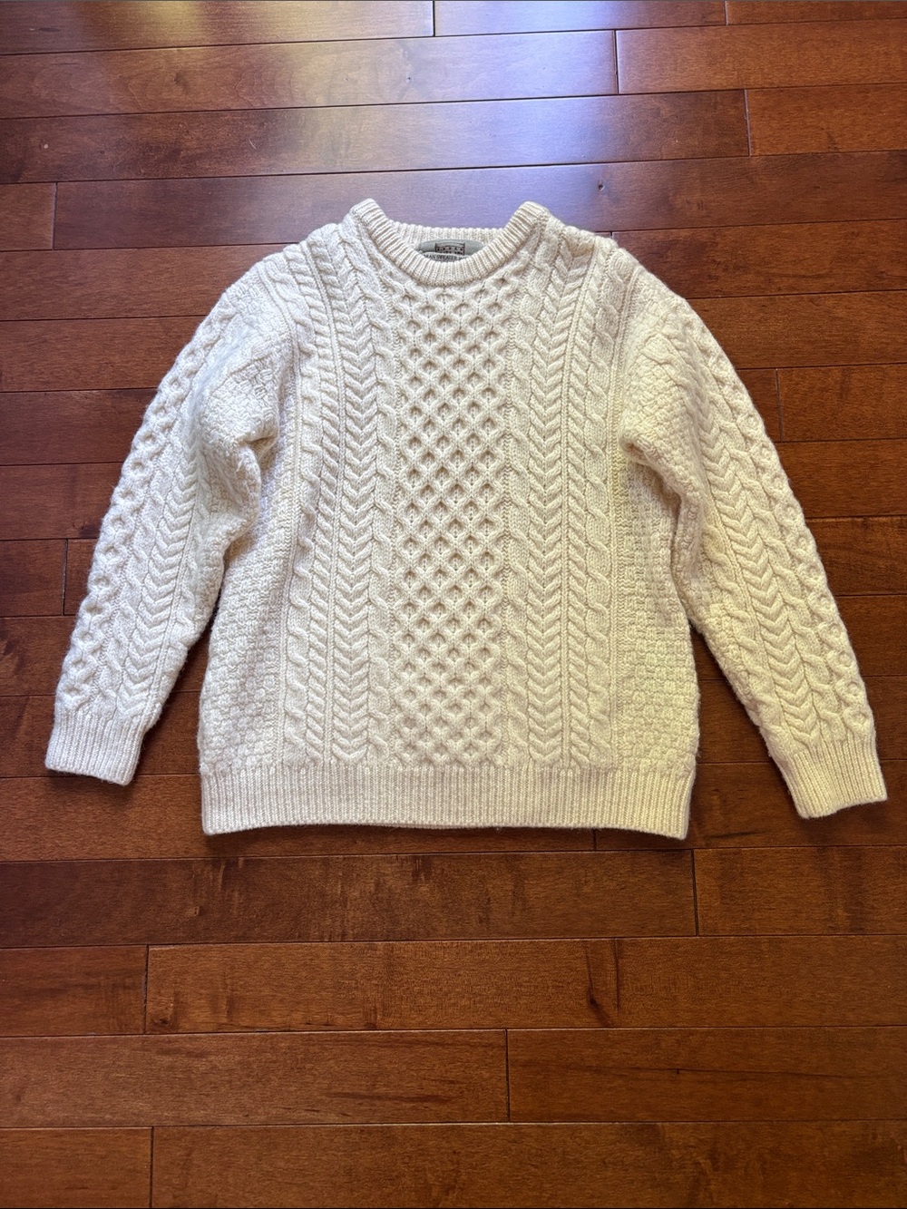 Aran Sweater Market Cable Knit Irish Sweater